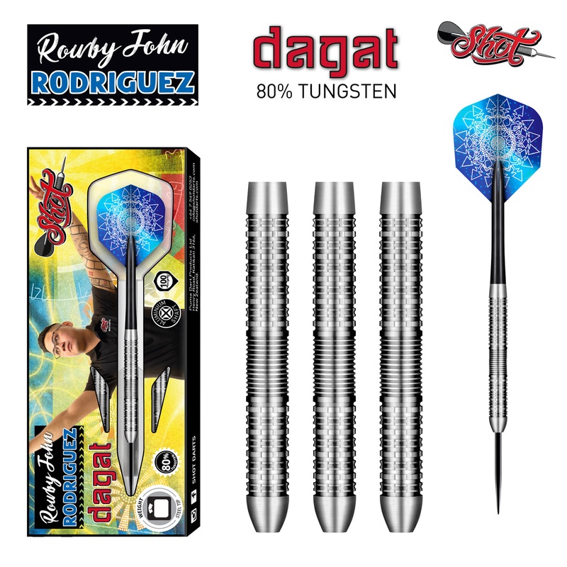 Rowby John Rodriguez Dagat 80% Tungsten Steel Tip Darts by Shot 21 Gram