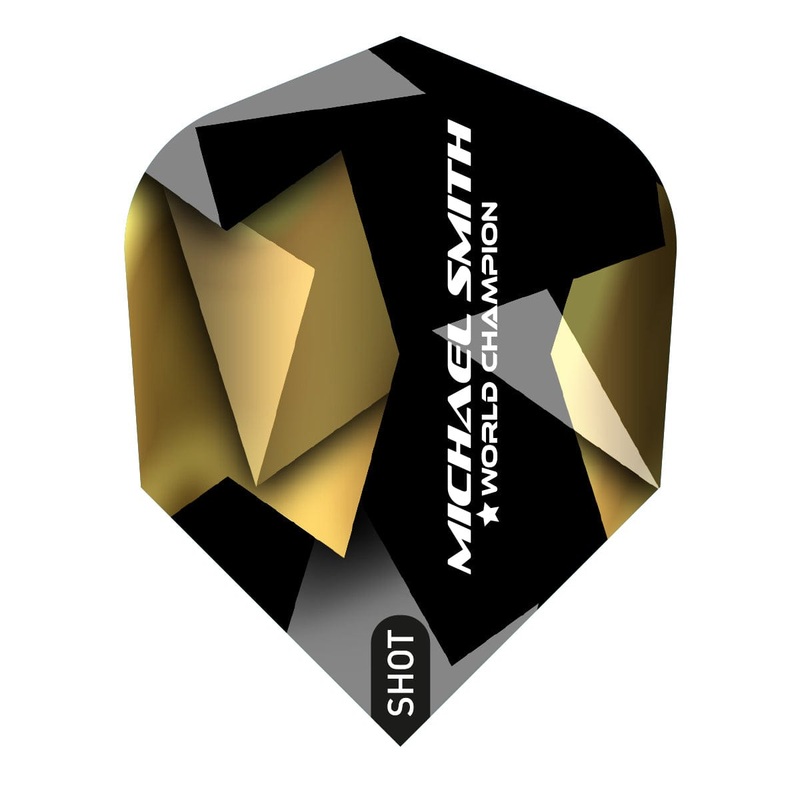 Shot Michael Smith Believe Dart Flight Set-Small Standard Standard 100 Micron Polymer