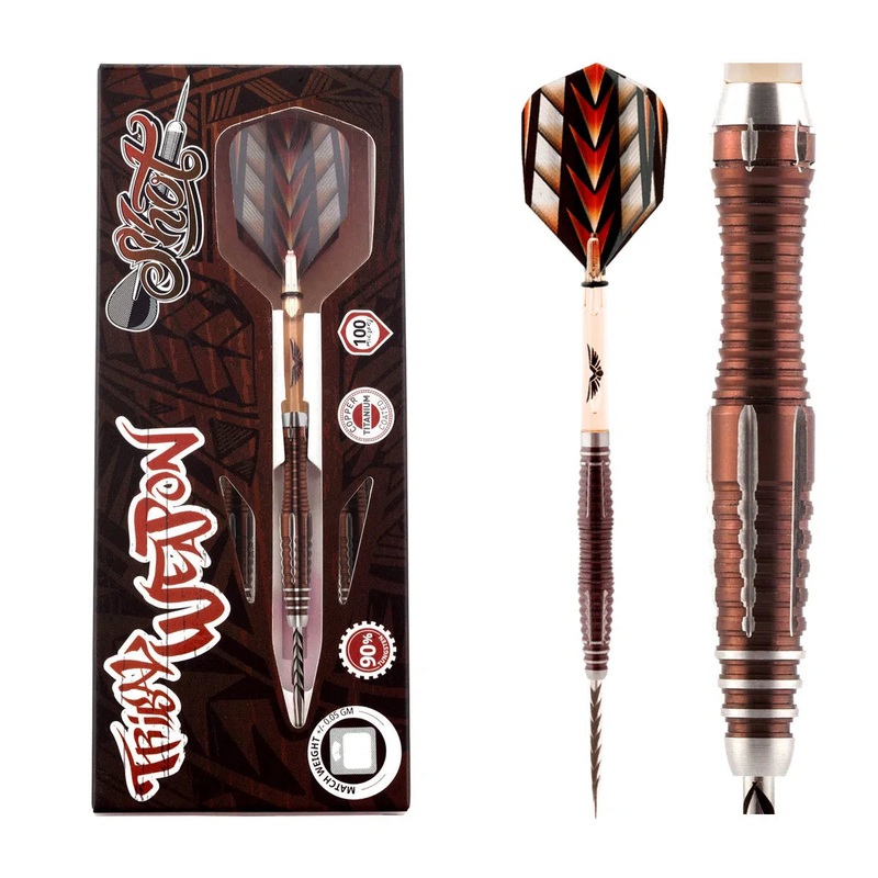 Shot Tribal Weapon 1 90% Tungsten Steel Tip Darts 23 GRAM