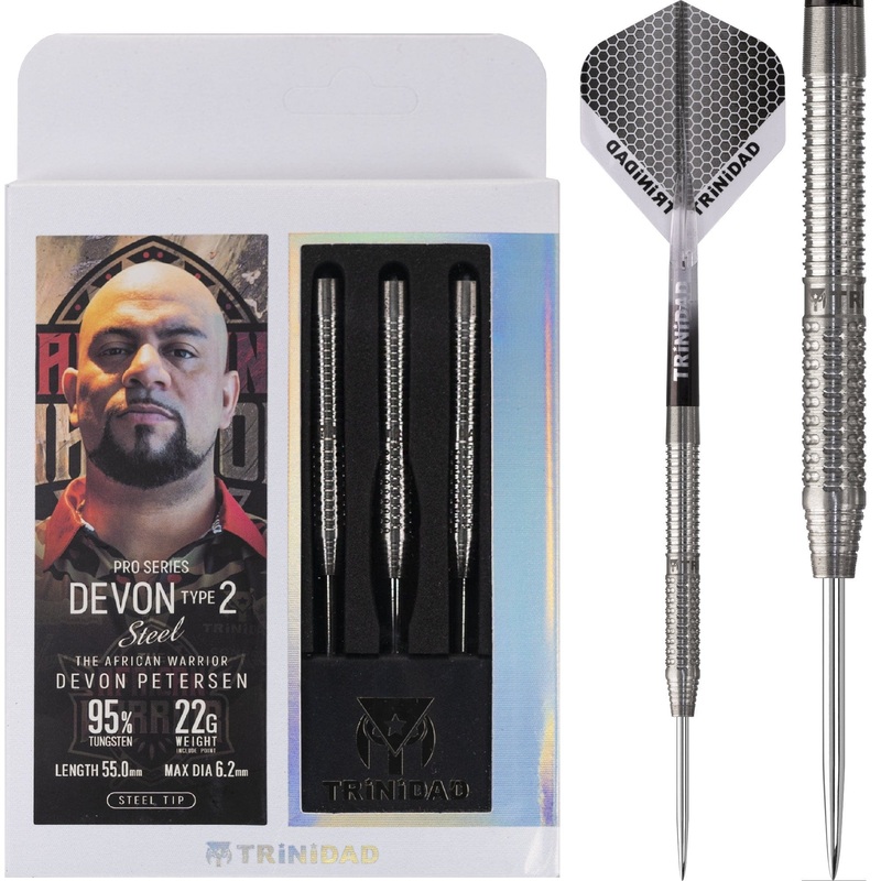 Trinidad Pro – Steel Tip Darts – Devon Petersen – Type2 – 22g