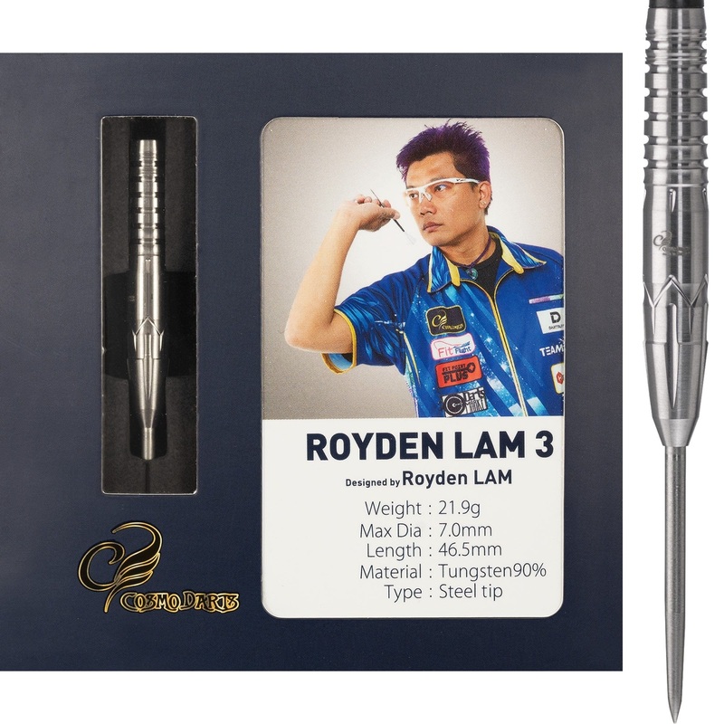 *Cosmo Darts – Steel Tip Tungsten – Royden Lam 3 – 22g 22g