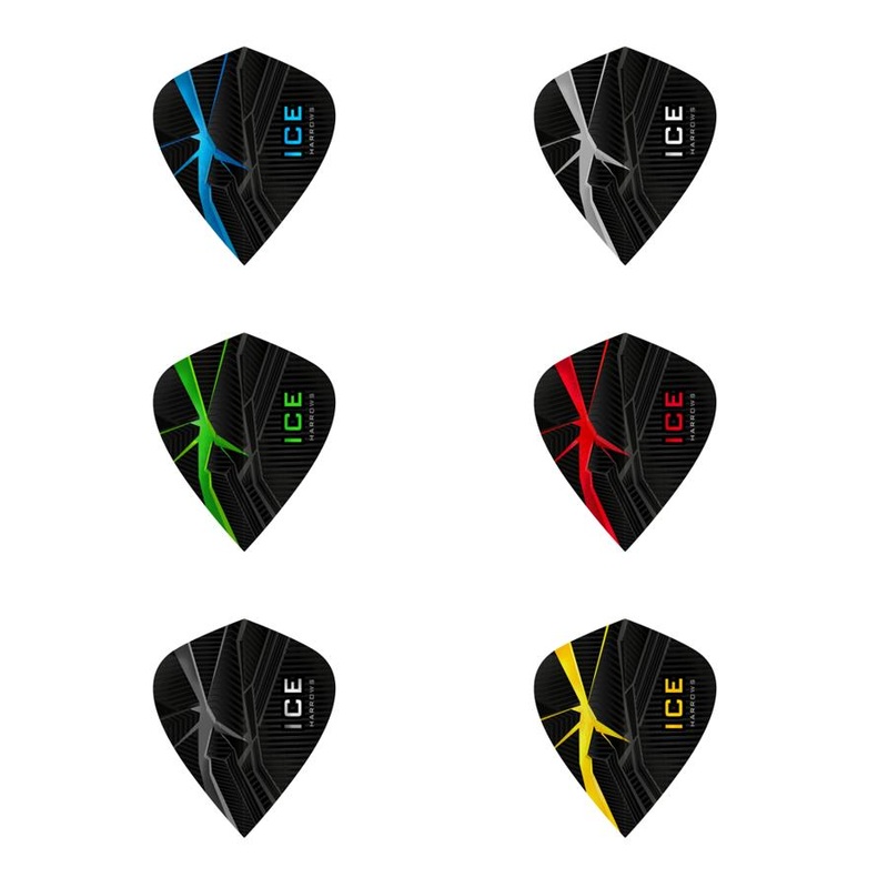 ICE Recut Kite Dart Flights By Harrows – 25 SETS Aqua
