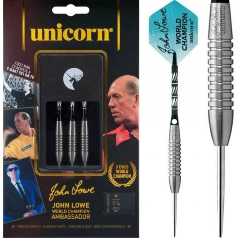 John Lowe Darts – Unicorn World Champion – Steel Tip 21g