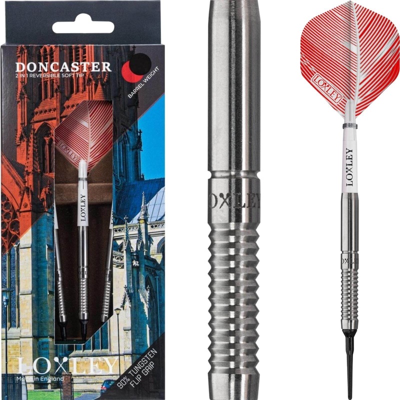 Loxley – Doncaster Darts – Flip Grip – Soft Tip – 90% Tungsten – 18g