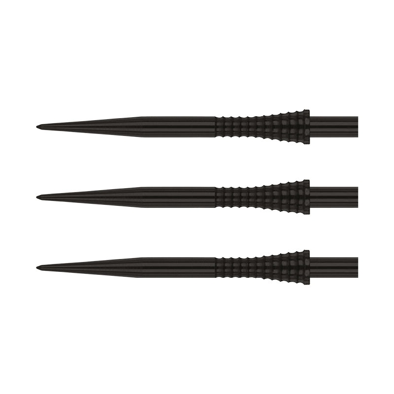 Red Dragon Specialist Dart Points – Black Raptor GT Gripped Points 35mm
