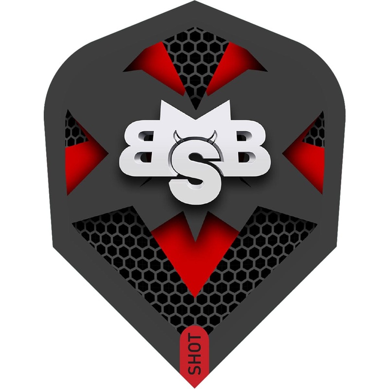 *Shot Michael Smith Dart Flights – 100 Micron – Std – No6 – Bully Boy – Tenacious