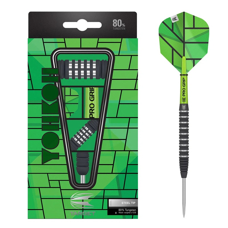 Target Darts Yohko 02 80% Tungsten Steel Tip Darts 23 GRAM