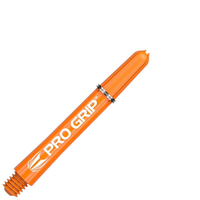 Target Pro Grip Nylon Dart Shafts – Short Orange (3 Sets)