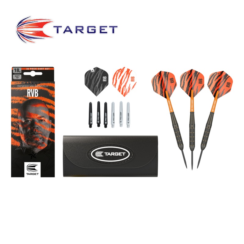 Target RVB Black Brass Darts 2023 Black 22 grams