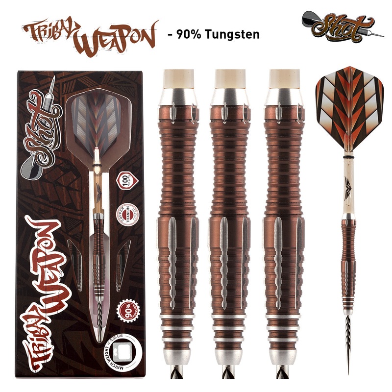 Tribal Weapon 1 series 90% Tungsten Steel Tip Darts by Shot 23 Gram