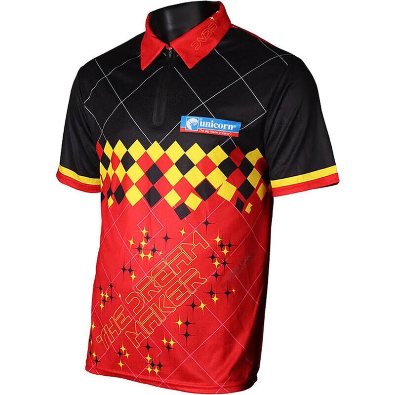Unicorn Dimitri Van Den Bergh Authentic Darts Shirt SMALL
