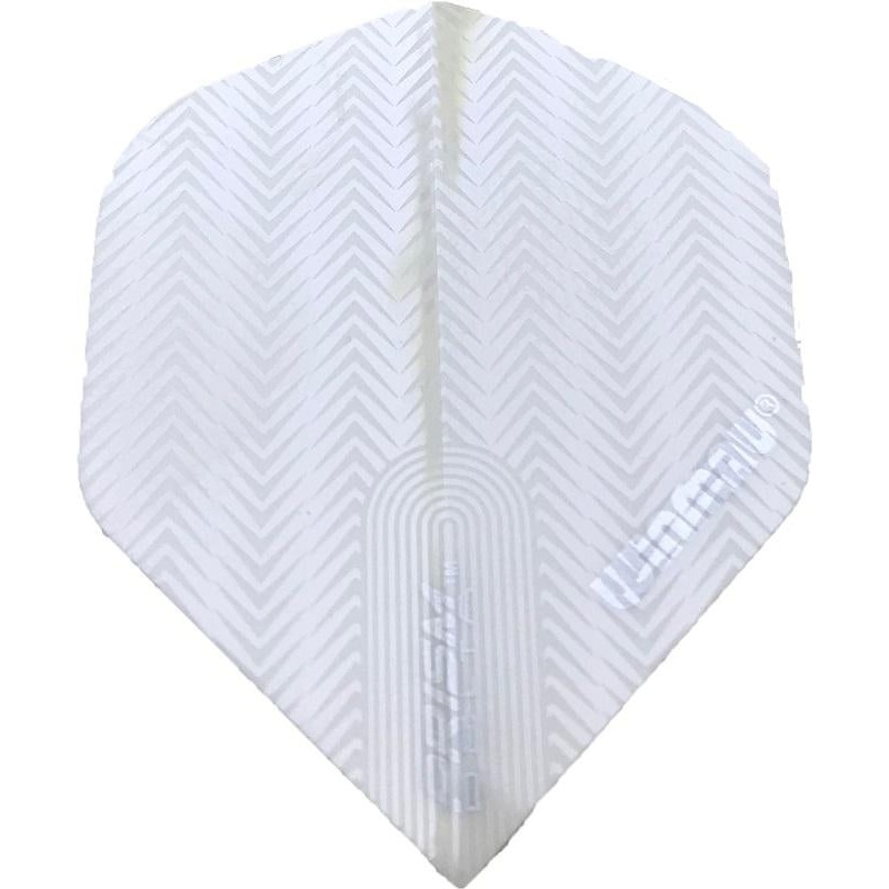 Winmau Prism Delta White V Dart Flights Standard White V