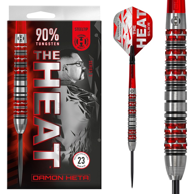 Damon Heta Series 3 90% Tungsten Steel Tip Darts by Harrows 21 Gram