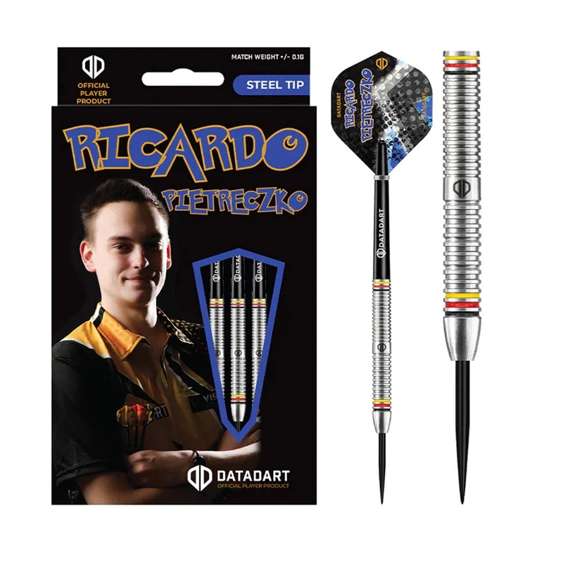 DataDart Ricardo Pietreczko 80% Tungsten Steel Tip Darts 23 GRAM