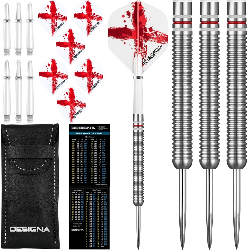 Designa Patriot-X Darts – Steel Tip – England 22g
