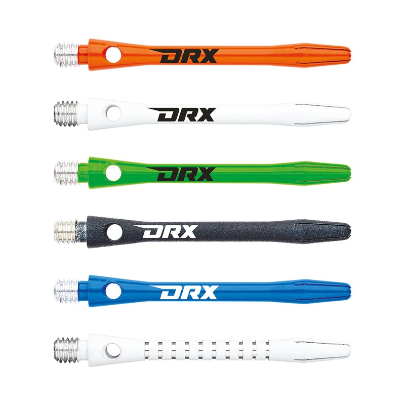 DRX Coated Aluminium Dart Stems by Red Dragon Short White