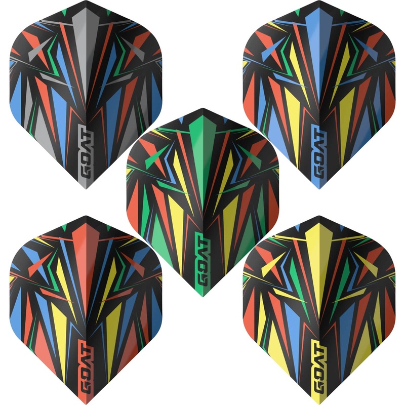 GOAT – Athlete – Big Wing Dart Flights Black
