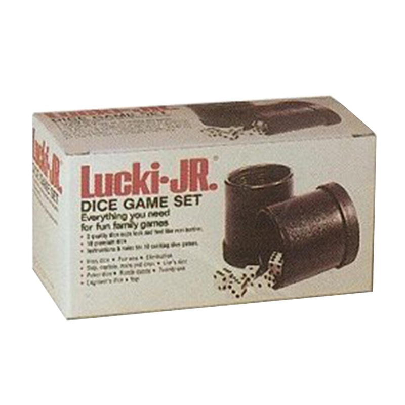 Luckicup 405 Lucki-Jr Dice Game Set – Brown