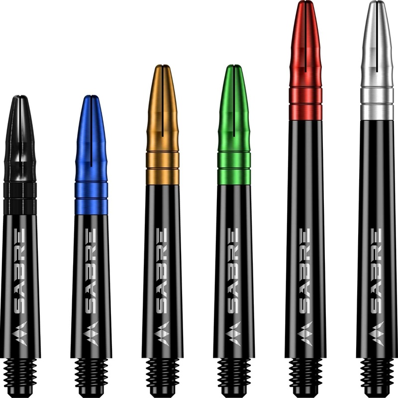 Mission – Sabre Black – Hybrid Dart Shafts Short (36mm) Black