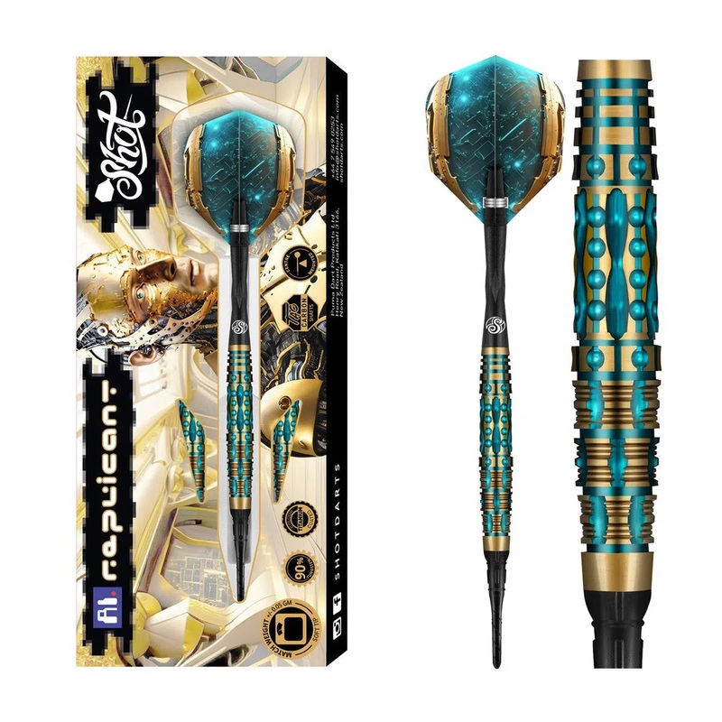 Shot AI Replicant 90% Tungsten Soft Tip Darts 20 GRAM