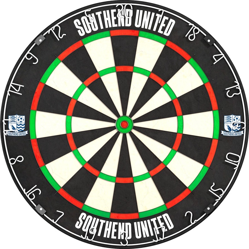 Southend United FC – Official Licensed – Professional Dartboard – Crest and Wordmark