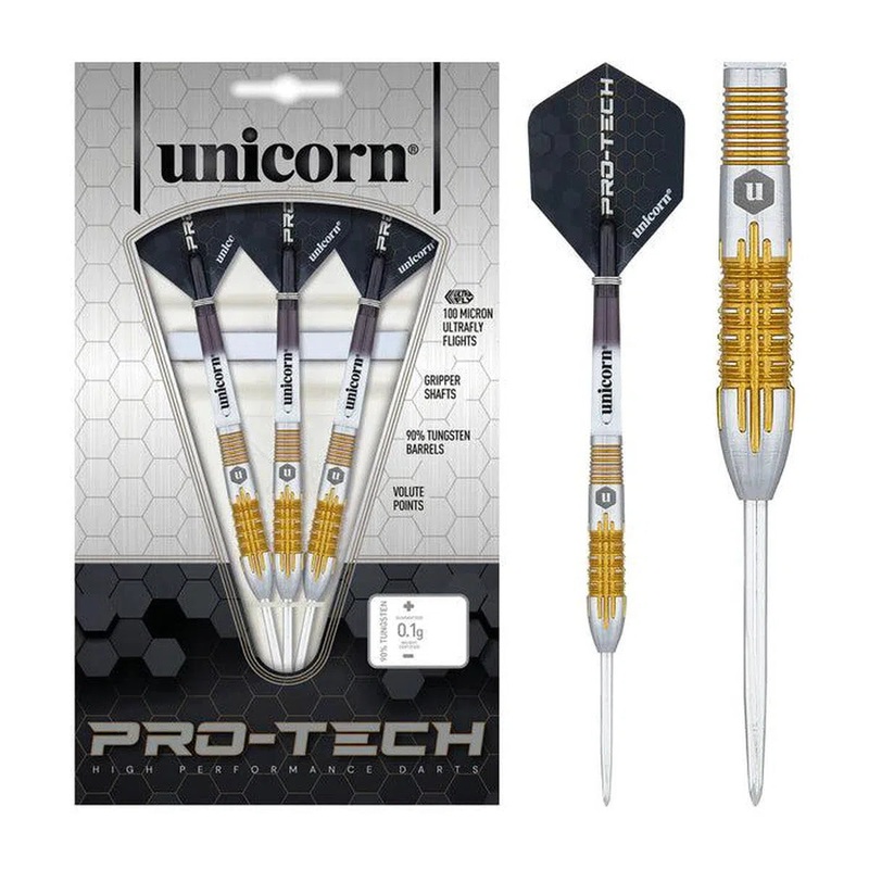 Unicorn Protech Style 1 90% Tungsten Steel Tip Darts 20 GRAM