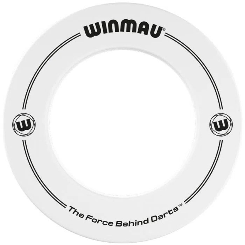 Winmau Dartboard Surround – Printed White