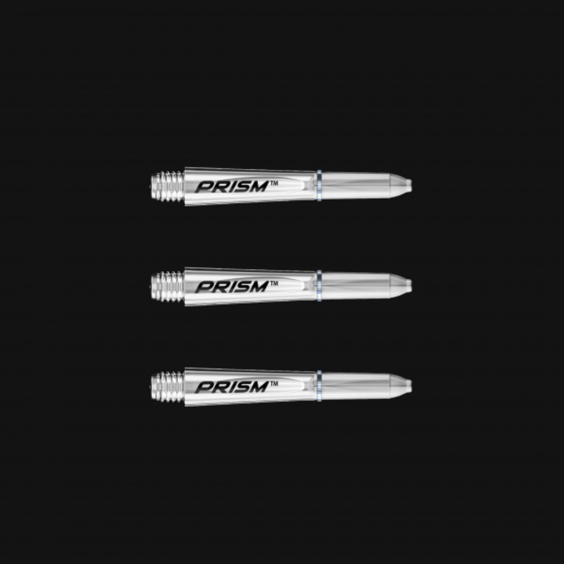 Winmau Prism 1.0 Extra Short Clear Polycarbonate Extra Short (27mm in length excluding thread) Clear