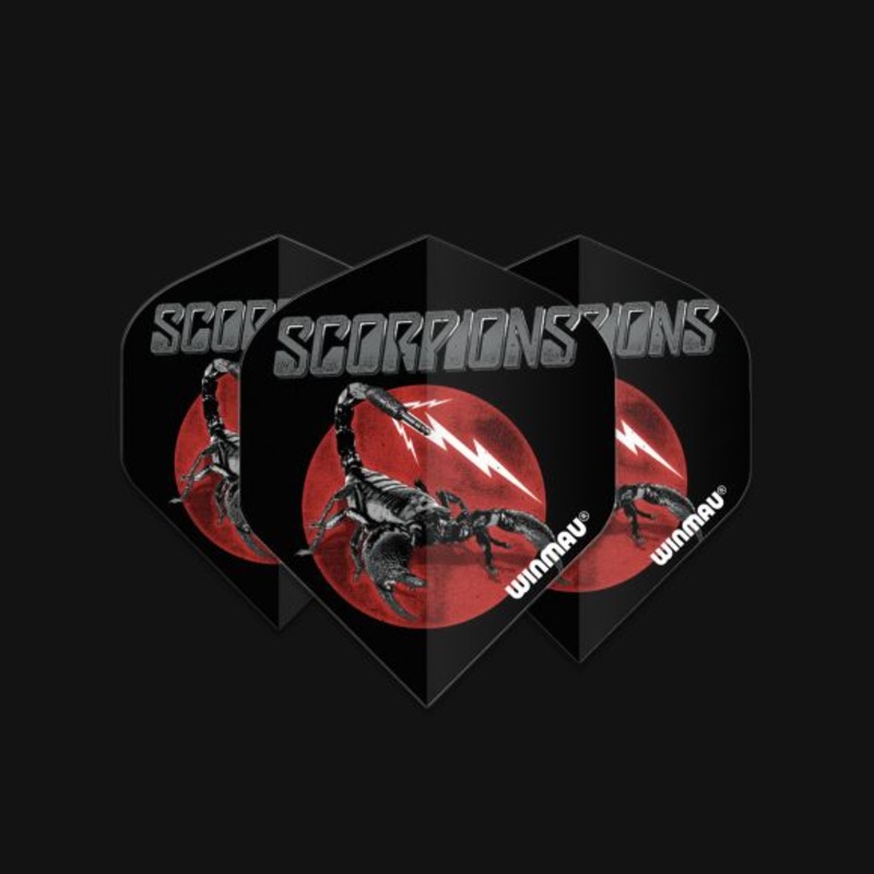 Winmau Rock Legends Scorpions Standard 100 Micron Poly metronic extra thick