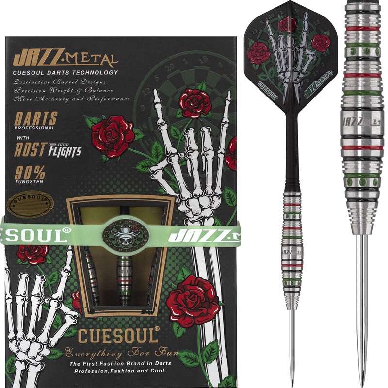 *Cuesoul – Steel Tip Tungsten Darts – Jazz Metal – Torpedo 21g