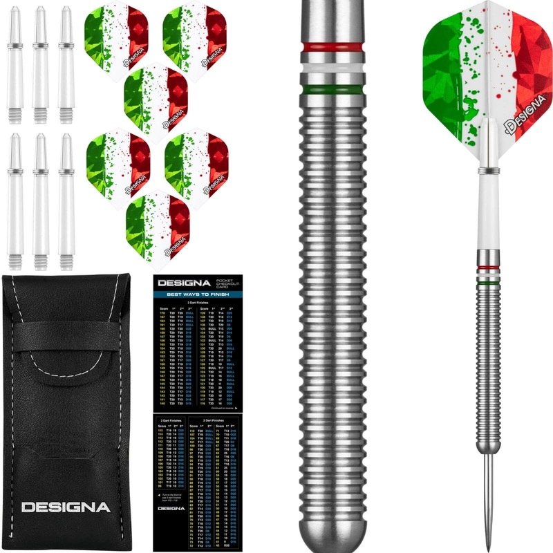 Designa – Patriot-X Darts – Italy – Steel Tip – 90% Tungsten – 22g 24g 22 grams