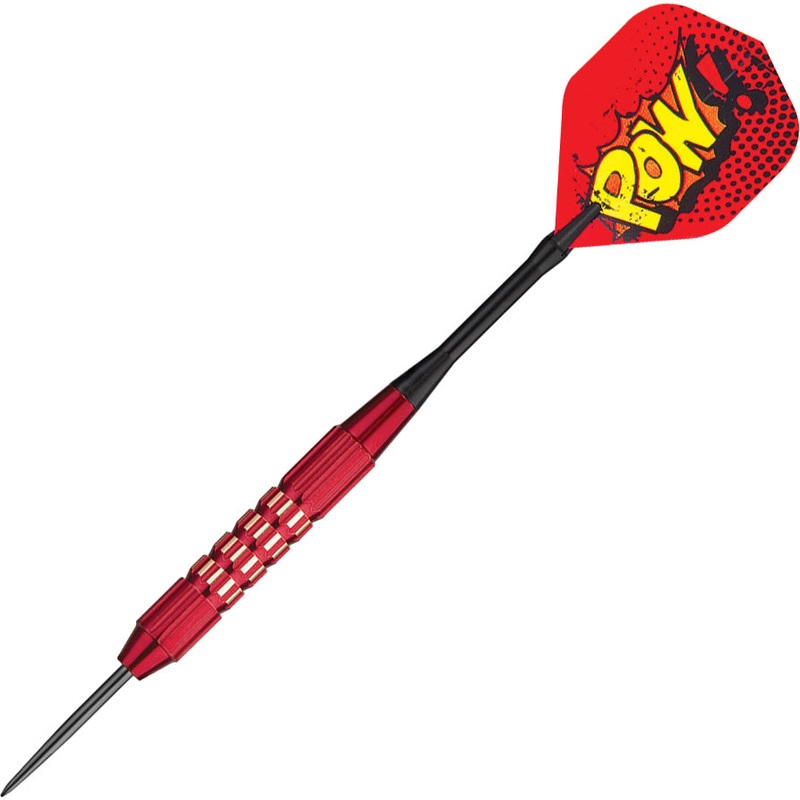 GLD Comix Coated Brass Steel Tip Darts – Red 22gm
