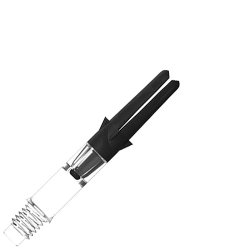 L-Style L-Shaft Carbon Silent Straight Spinning Dart Shafts – 190 Short Clear