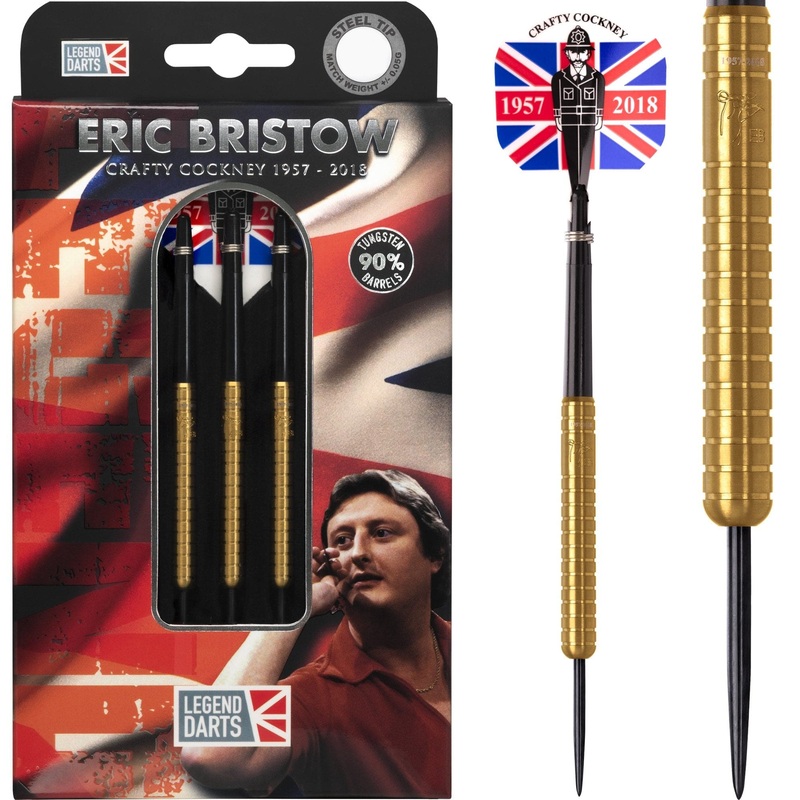 Legend Darts – Eric Bristow – Steel Tip – Cocked Finger – R1 – Gold 22g