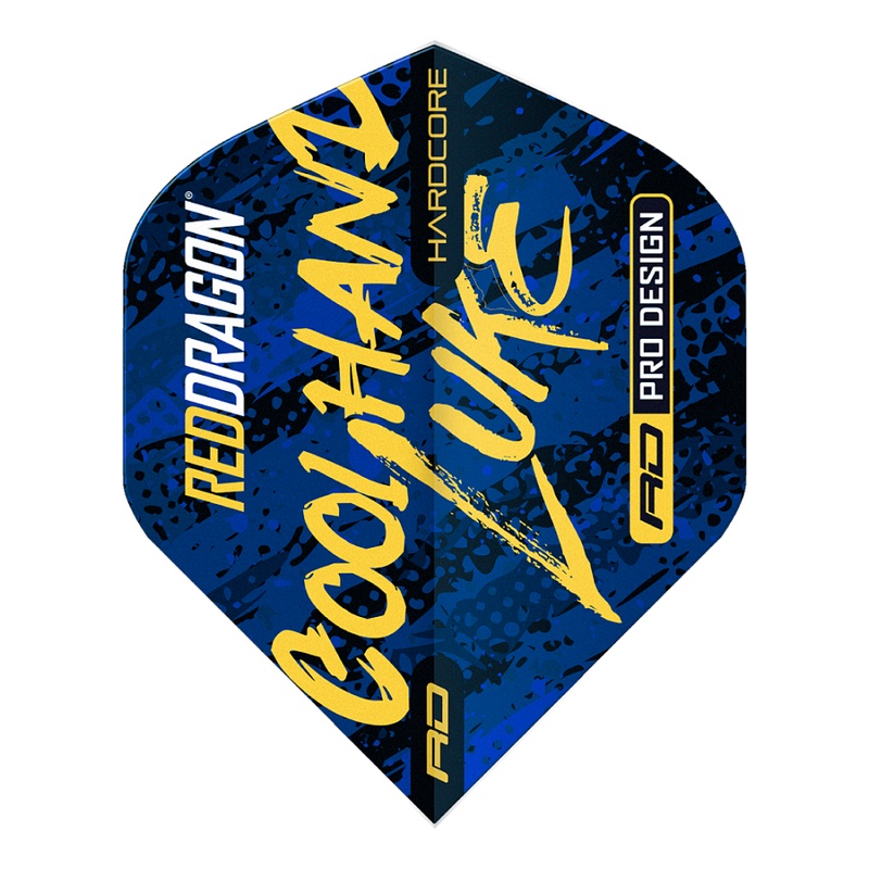Luke Humphries Signature Hardcore Standard Dart Flights Blue No2 Standard