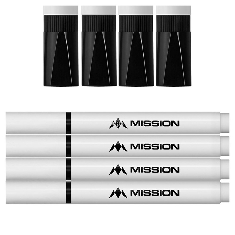 Mission Marker Pens Dry Wipe Whiteboard Pens Pack Of 4 Black