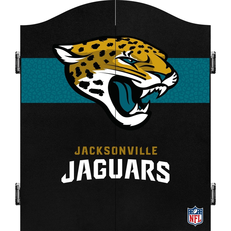 NFL – Dartboard Cabinet – Official Licensed – Jacksonville Jaguars