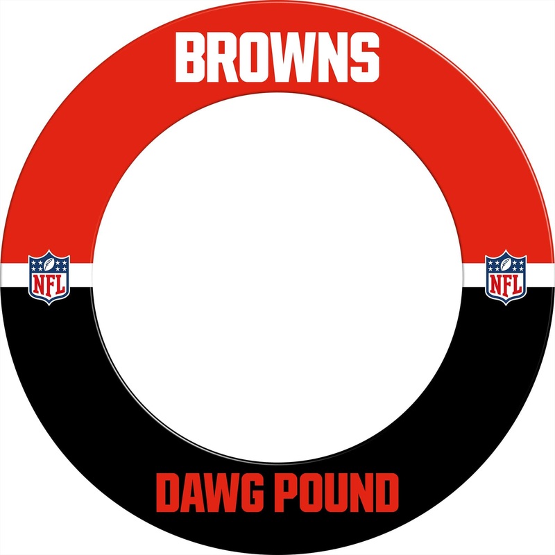 NFL – Dartboard Surround – Official Licensed – Cleveland Browns