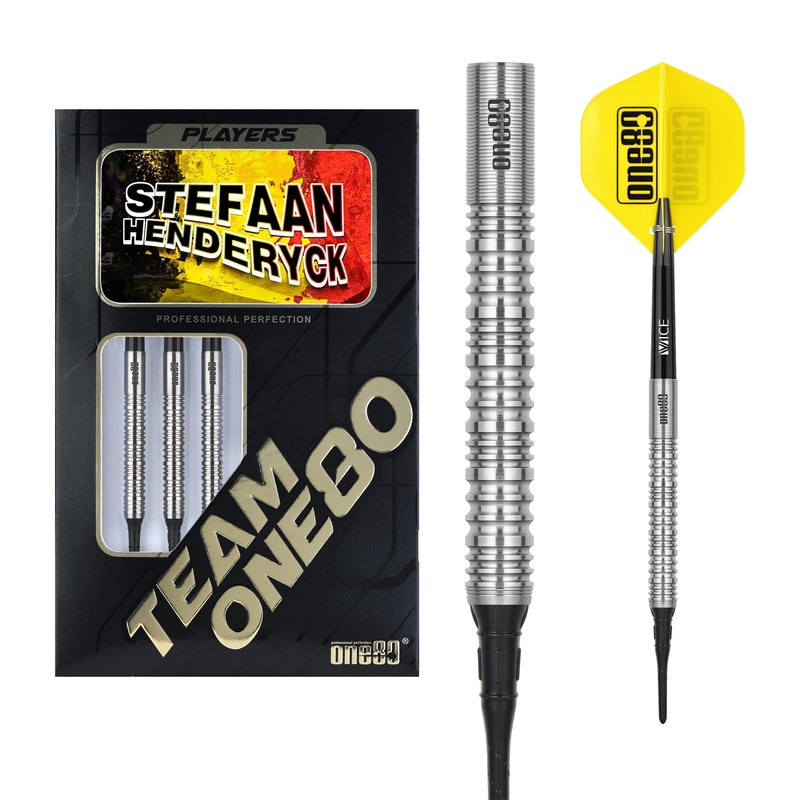 One80 Stefaan Henderyck Darts – Soft Tip – 90% Tungsten – 18g