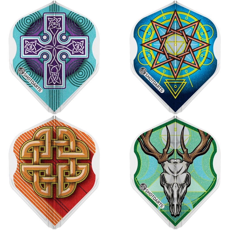 Shot – L-Style – Celt – EZ – L1 – Big Wing Moulded Dart Flights Boudicca