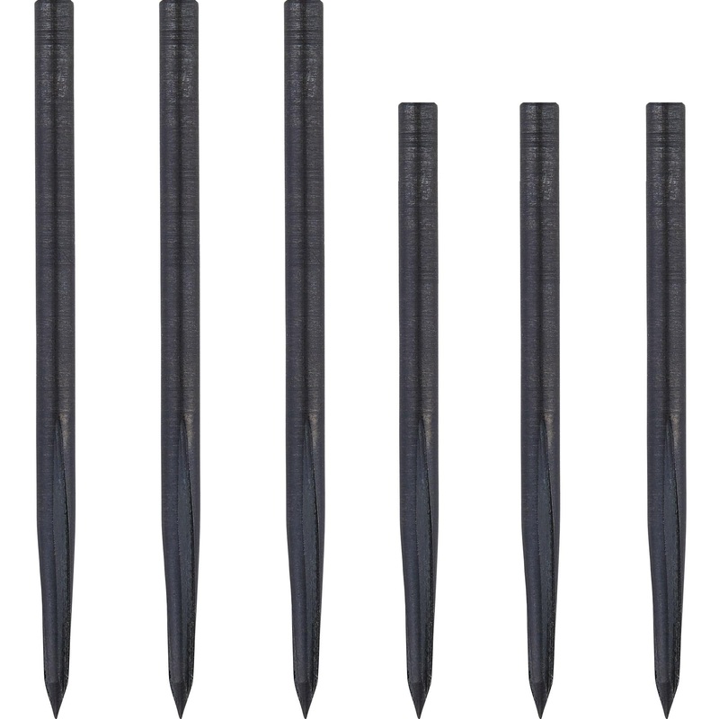 Unicorn Volute Dart Points – Steel Tip – Smooth – Black 36mm