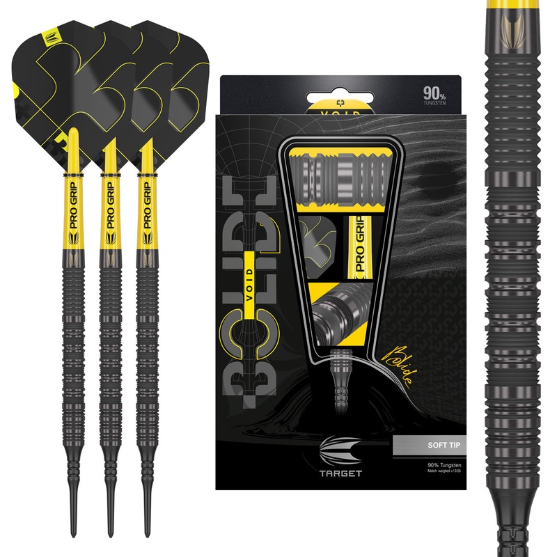 Bolide Void 10 90% Tungsten Soft Tip Darts by Target 18 Gram
