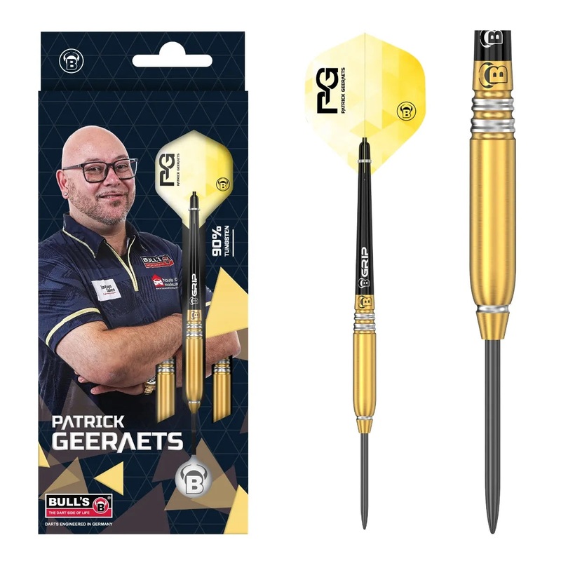 Bull’s DE Patrick Geeraets 90% Tungsten Steel Tip Darts 23 GRAM