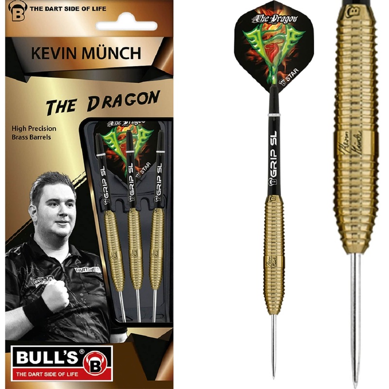 BULL’S Kevin Munch – Steel Tip – Brass – The Dragon 21g
