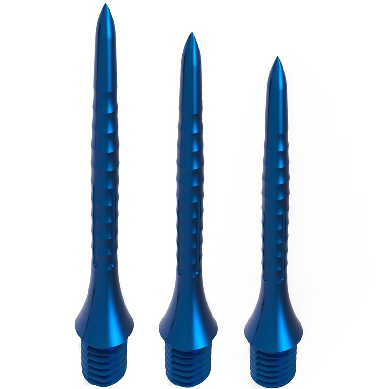 *Caliburn Bamboo Conversion Points – Screw In – Soft Tip to Steel Tip – Blue 28mm