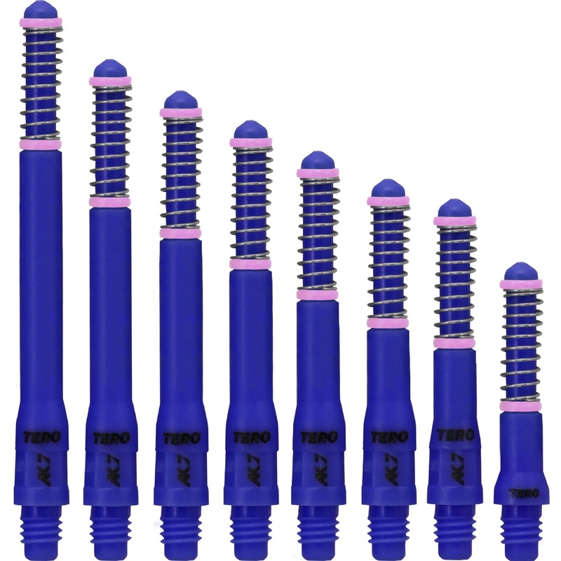 *Cuesoul – Dart Shafts – Tero Flight System – AK7 – Standard – Set of 4 – Navy Blue Cuesoul 25mm