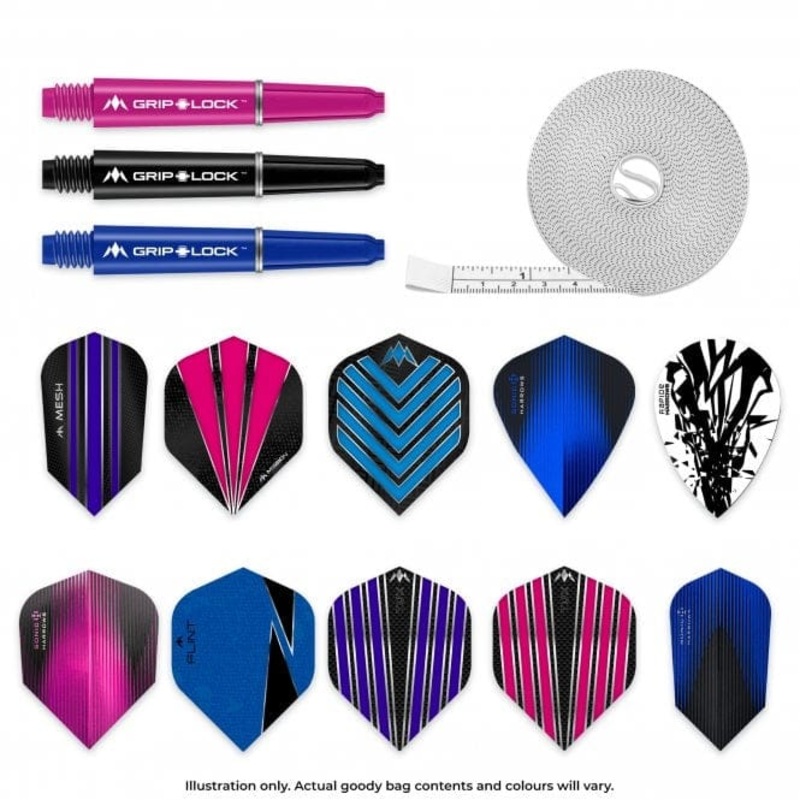 *Goody Bag – A Mix Of Shafts, Flights And A Oche Measure