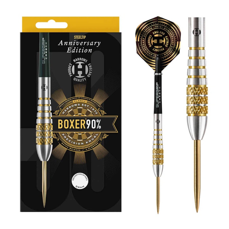 Harrows Boxer Bomb Anniversary Edition 90% Tungsten Steel Tip Darts 22 GRAM