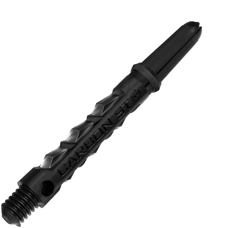 Harrows Carbon ST Dart Shafts – Midi Black