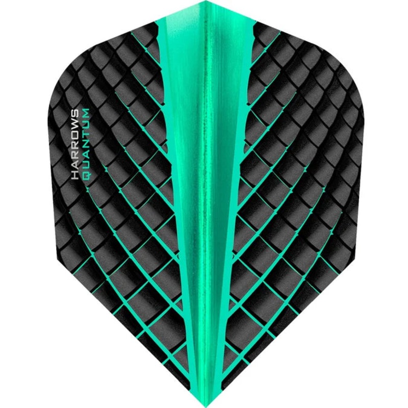 Harrows Quantum Jade Standard Dart Flights Standard 100 Micron Extra Strong